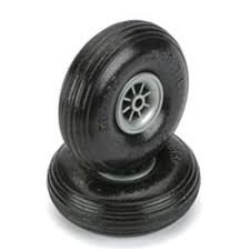 Du-Bro 2-1/2\" Dia. Treaded Lightweight Wheel (2)