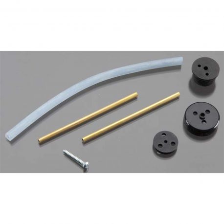 Du-Bro fuel tank rebuild kit. Includes Cap, backing plate and sc