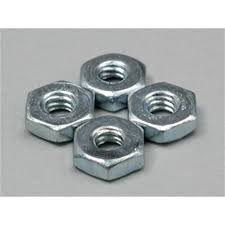 Du-Bro 2-56 Steel Hex Nuts (QTY/PKG: 4 )