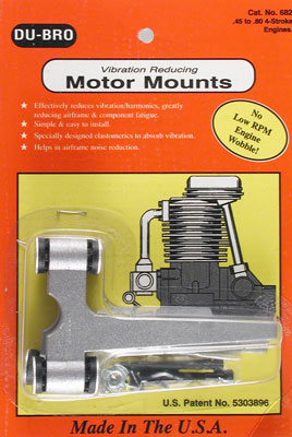 Du-Bro Motor Mount for .45 to .80 4-Stroke Eng. (QTY/PKG: 1 Set