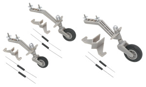 Du-Bro Semi-Scale Tailwheel System (for 20-60 Size) (1/pkg.)