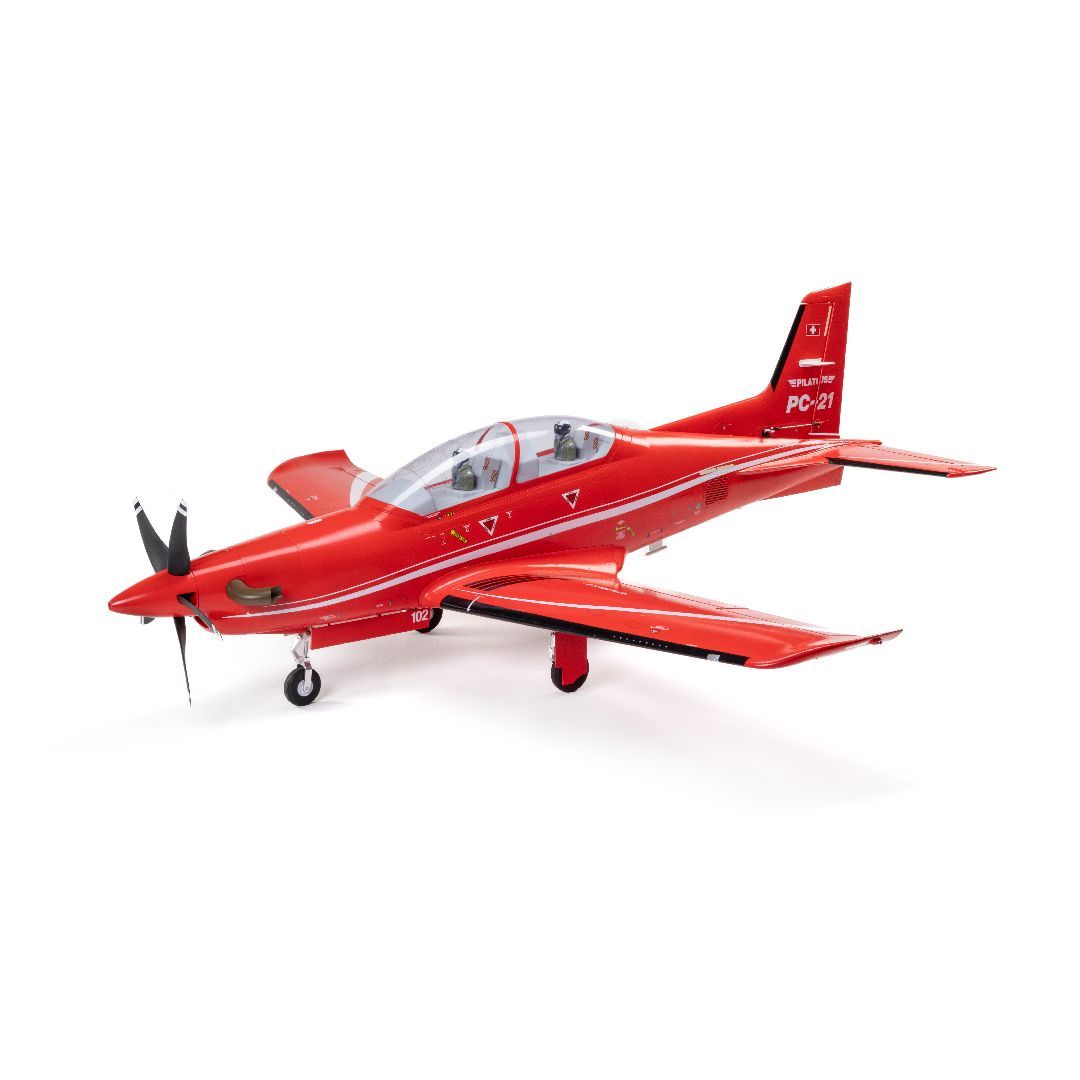 E-Flite Pilatus PC-21 1.3m BNF Basic with AS3X+ and SAFE Select E-Flite Pilatus PC-21 1.3m BNF Basic with AS3X+ and SAFE Select