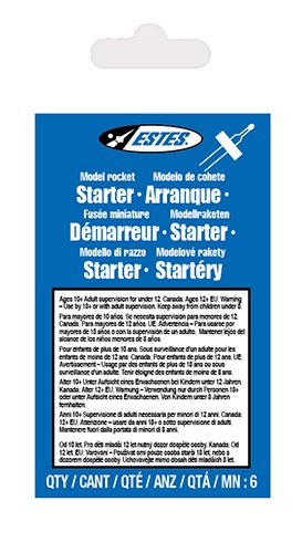 EST2302 SOLAR STARTER(IGNITERS) (6/PK)