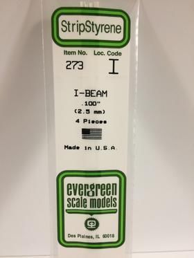 I BEAM-.100\" (4/PK)