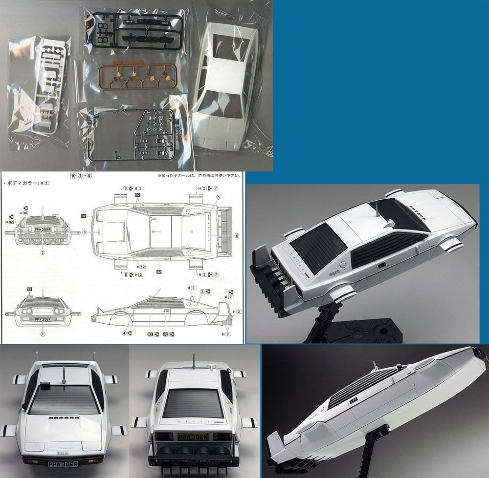 James Bond 007 Lotus Sub Car 1/24 scale Model kit