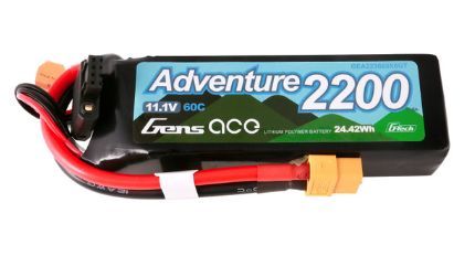 Gens Ace G-Tech 2200mAh 3S 11.1V 60C LiPo XT60 Plug