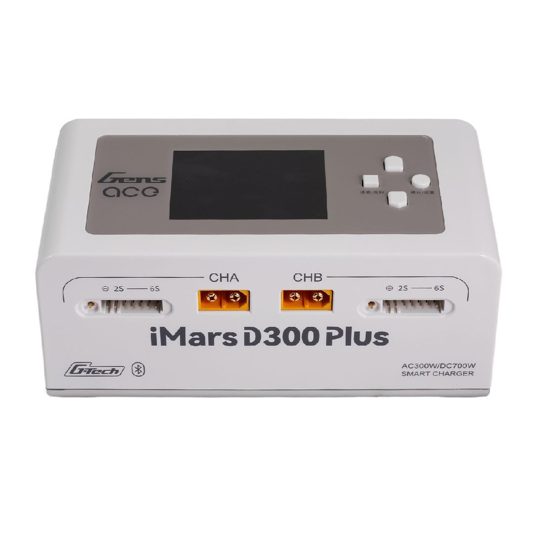 Gens Ace iMars D300 Plus G-Tech AC/DC Balance Charger - White Gens Ace iMars D300 Plus G-Tech AC/DC Balance Charger - White