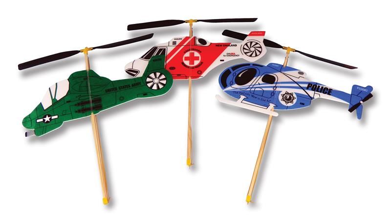 Guillows Rubber Band Powered Toy Helicopter