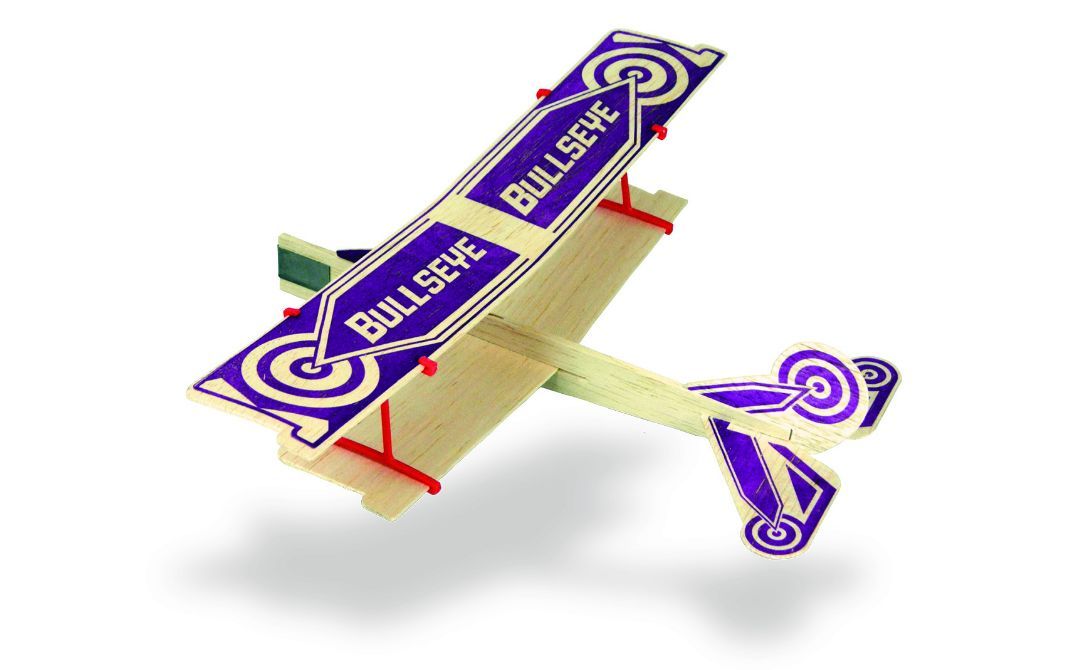 Guillow\'s Bullseye Balsa Glider Airplane