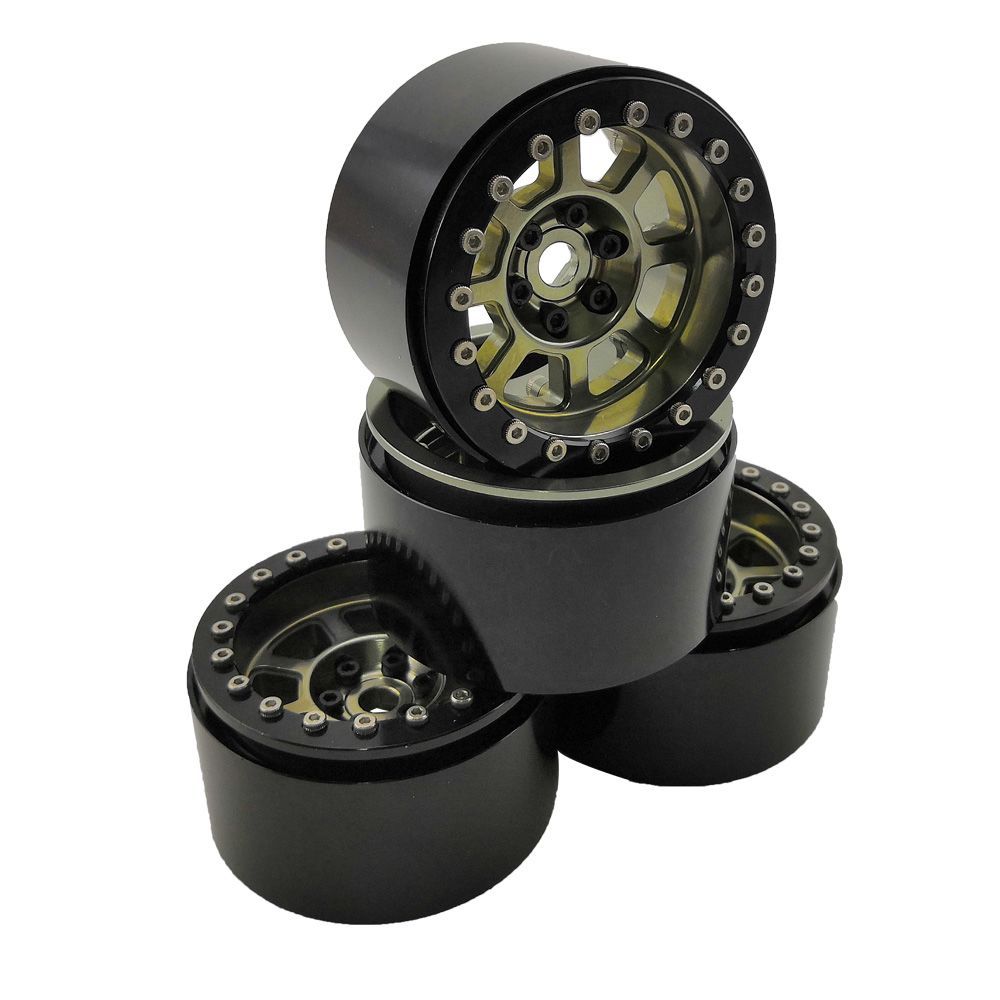 Hobby Details 2.2\" Aluminum Wheels - Buck (4) (Ink)