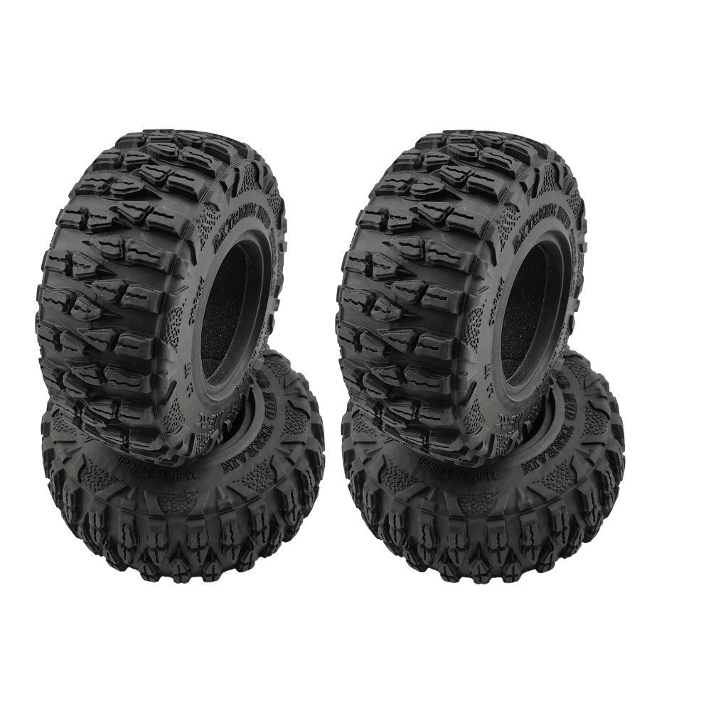 Hobby Details 2.2\" Crawler Tires - Style H 4.72\" OD (4)