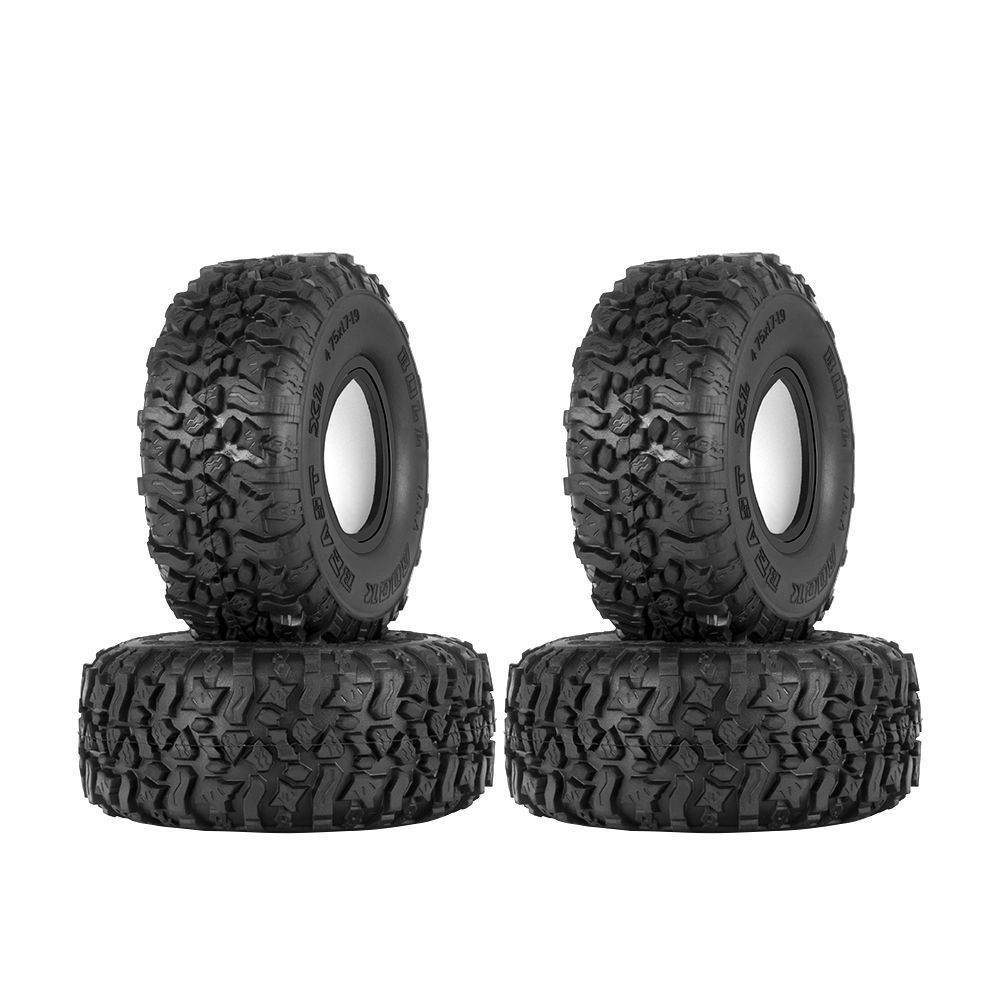 Hobby Details 1.9\" Crawler Tires - Style Two 4.72\" OD (4)