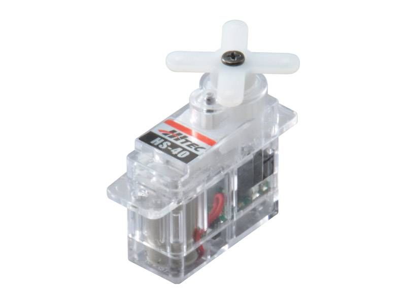 Hitec HS-40 Economy Nano, Nylon Gear Servo (10.5oz/in | 0.10sec)