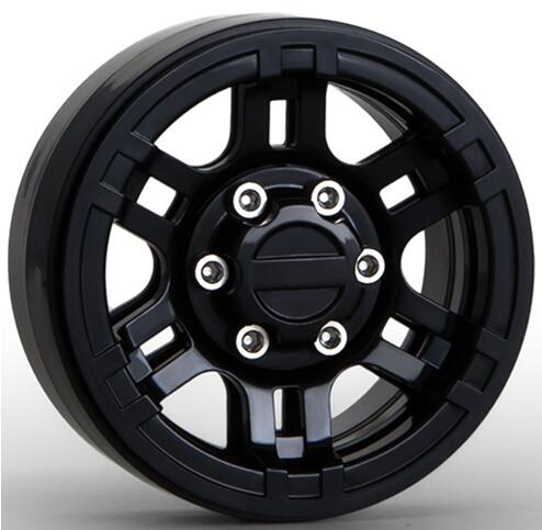 Wheels 1.9\" Beadlock, Plastic, Black (4)