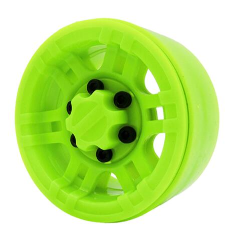 Wheels 1.9\" Beadlock, Plastic, Green (4)