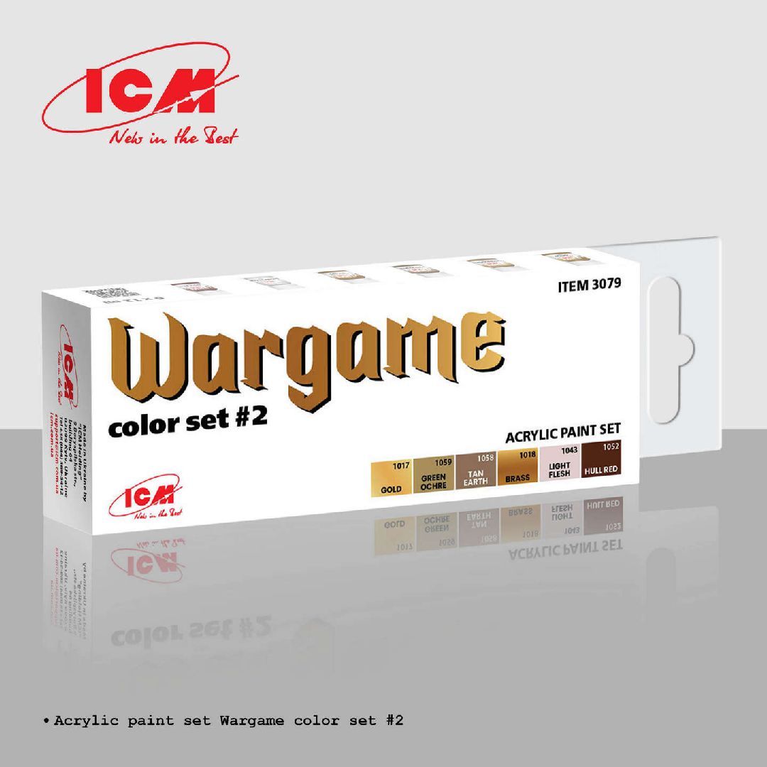 ICM Acrylic Paint Set for Wargaming (6 colours)