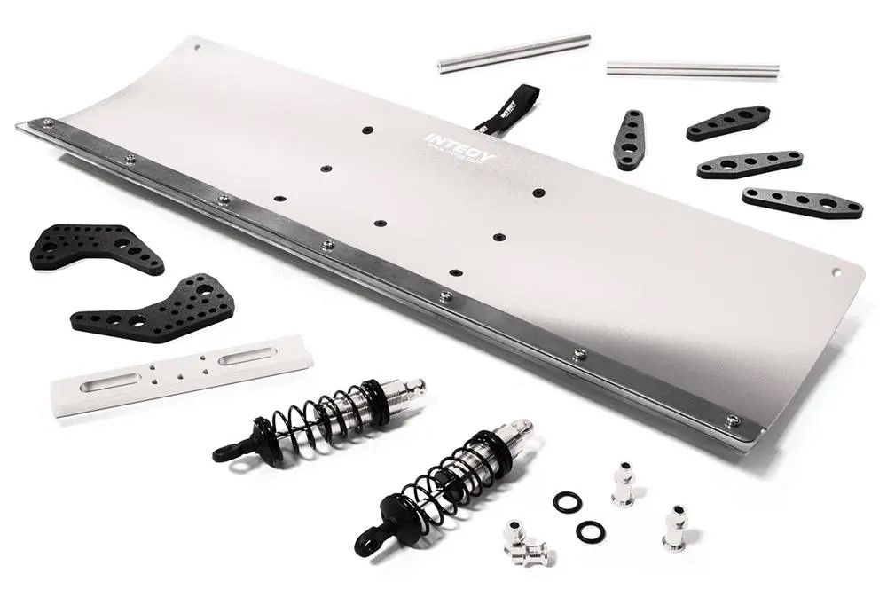 Alloy Machined 400mm Snowplow Kit for Traxxas TRX-4 C28556SILVER