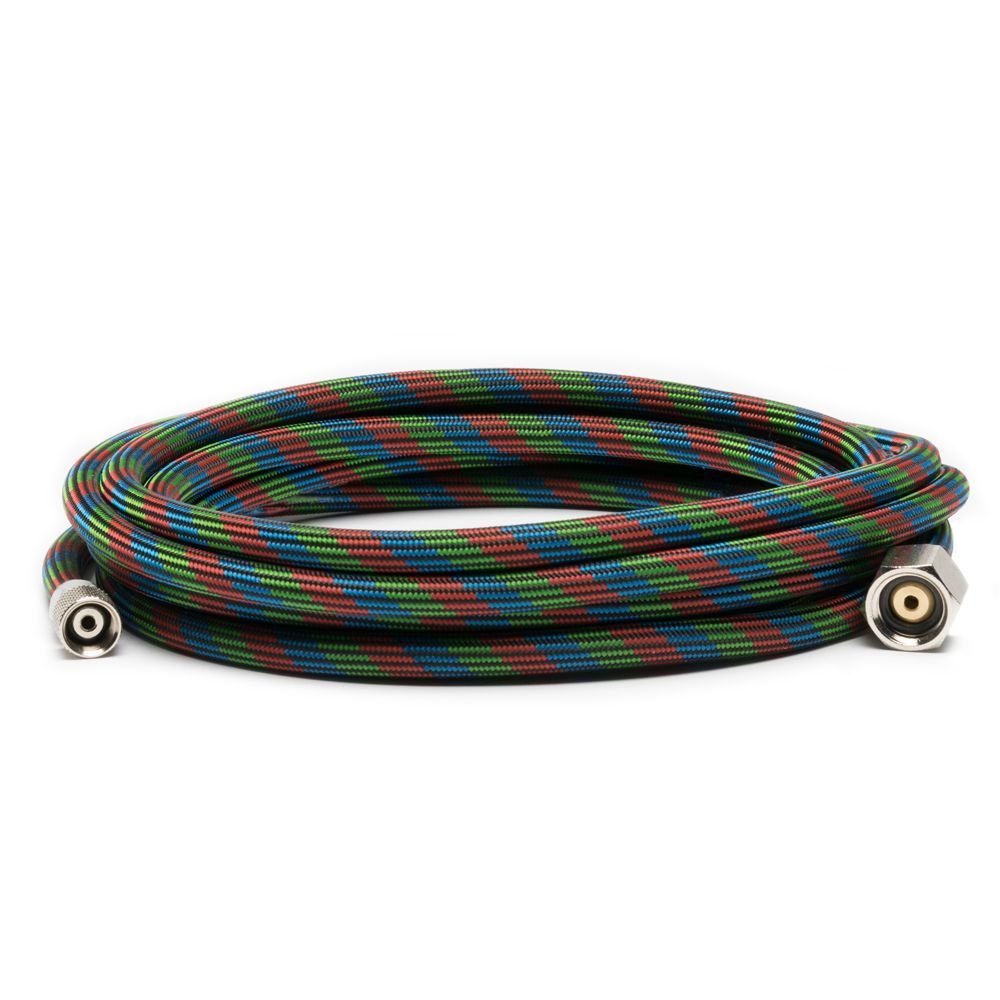 Iwata 10\' Braided Nylon Airbrush Hose with Iwata Airbrush