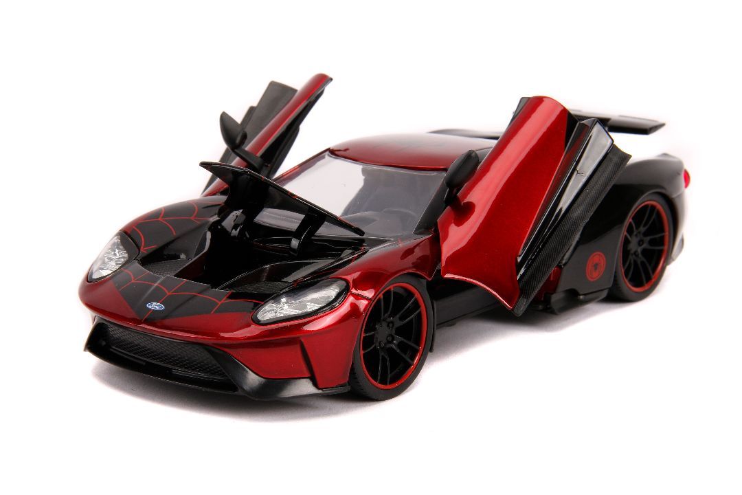 Jada 1/24 \"Hollywood Rides\" 2017 Ford GT with Miles Morales