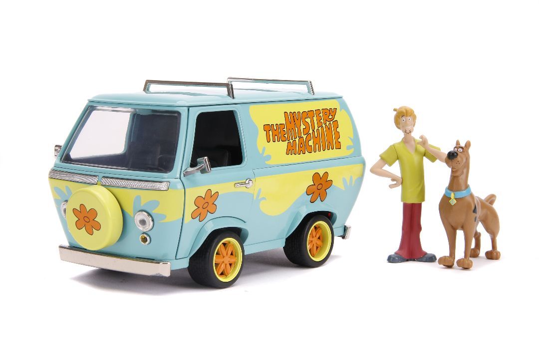 Jada 1/24 \"Hollywood Rides\" Mystery Machine w/Scooby Doo, Shag