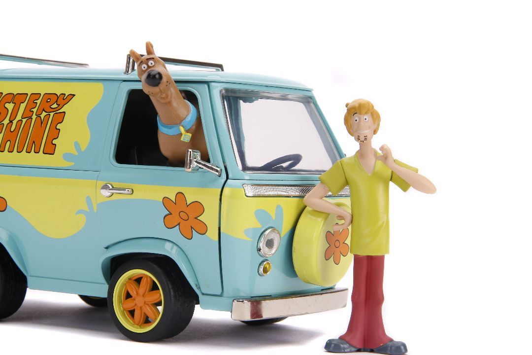 Jada 1/24 \"Hollywood Rides\" Mystery Machine w/Scooby Doo, Shag