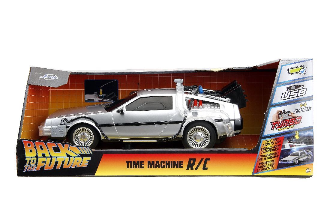 Jada 1/16 \"Hollywood Rides\" R/C Back to the Future Time Machin