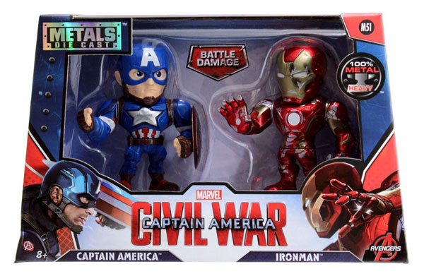 Marvel Civil War twin-pack Captain America and Iron Man