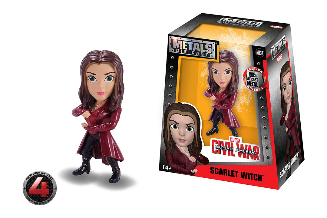 Marvel Civil War Scarlet Witch 4\" Figure