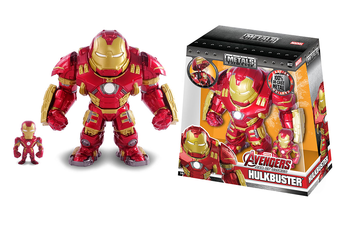 Marvel Age of Ultron Hulkbuster 6.5\"with 2.5\" Ironman Figure