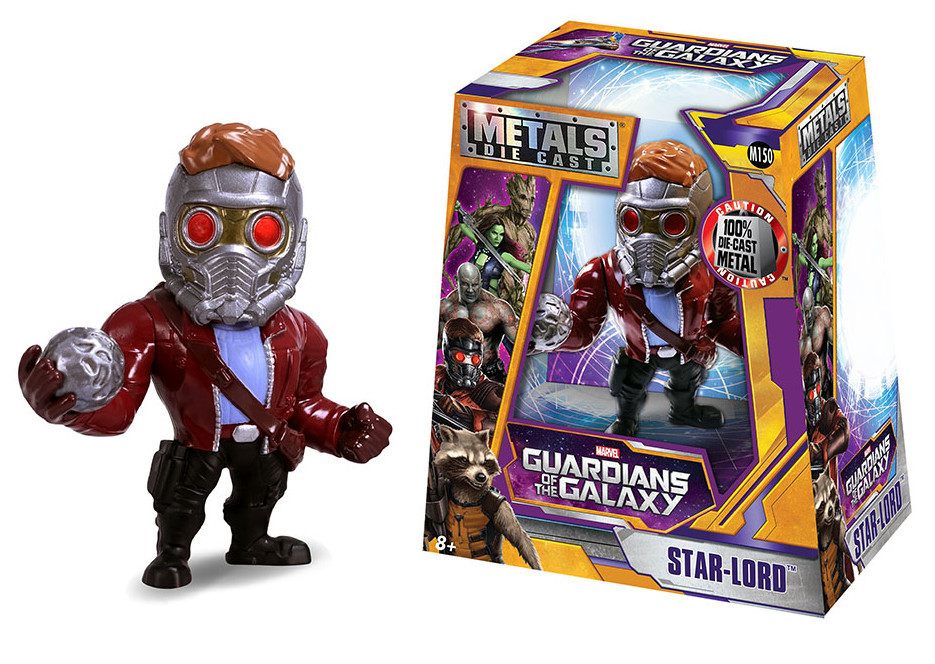 Guardians of the Galaxy 4\" Star-Lord metal figure
