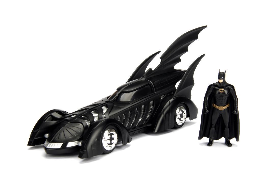 Jada 1/24 \"Batman Forever\" Batmobile w/ Batman Figure - 1995