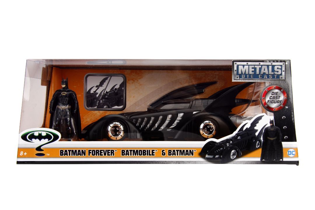 Jada 1/24 \"Batman Forever\" Batmobile w/ Batman Figure - 1995