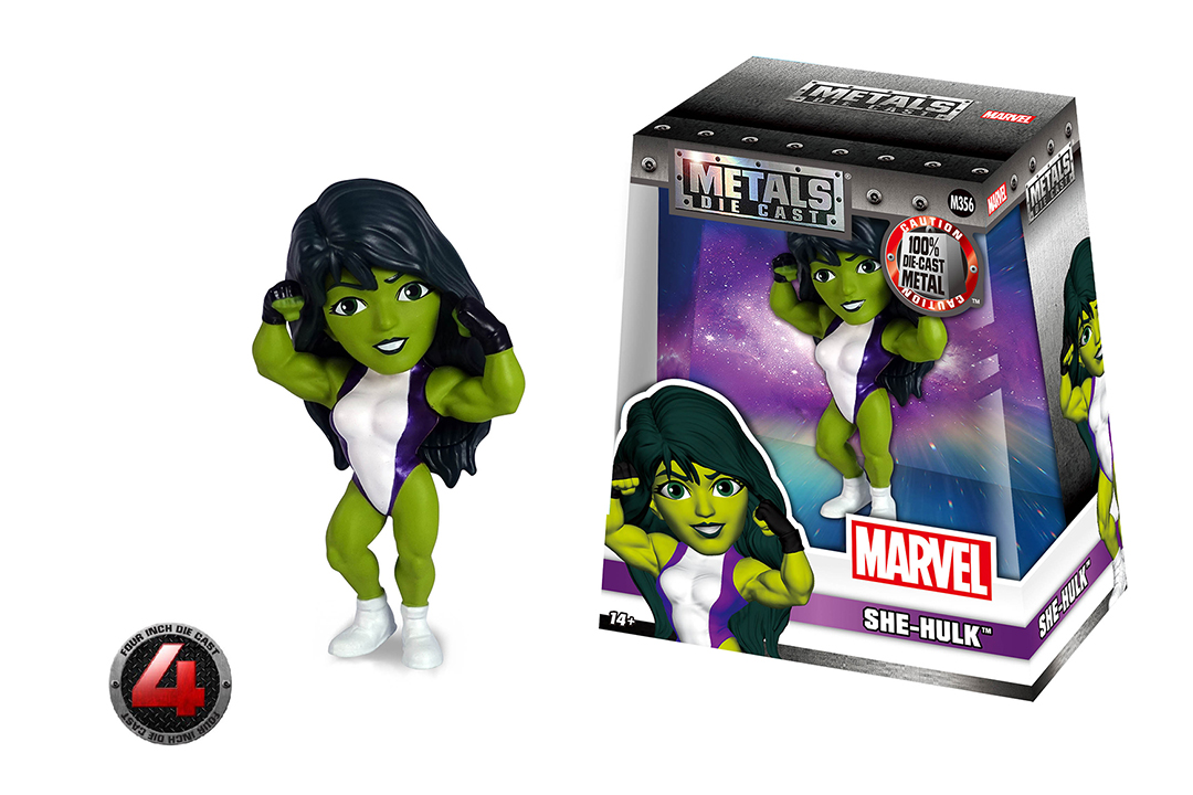 Marvel metals 4\" She-Hulk metal figure