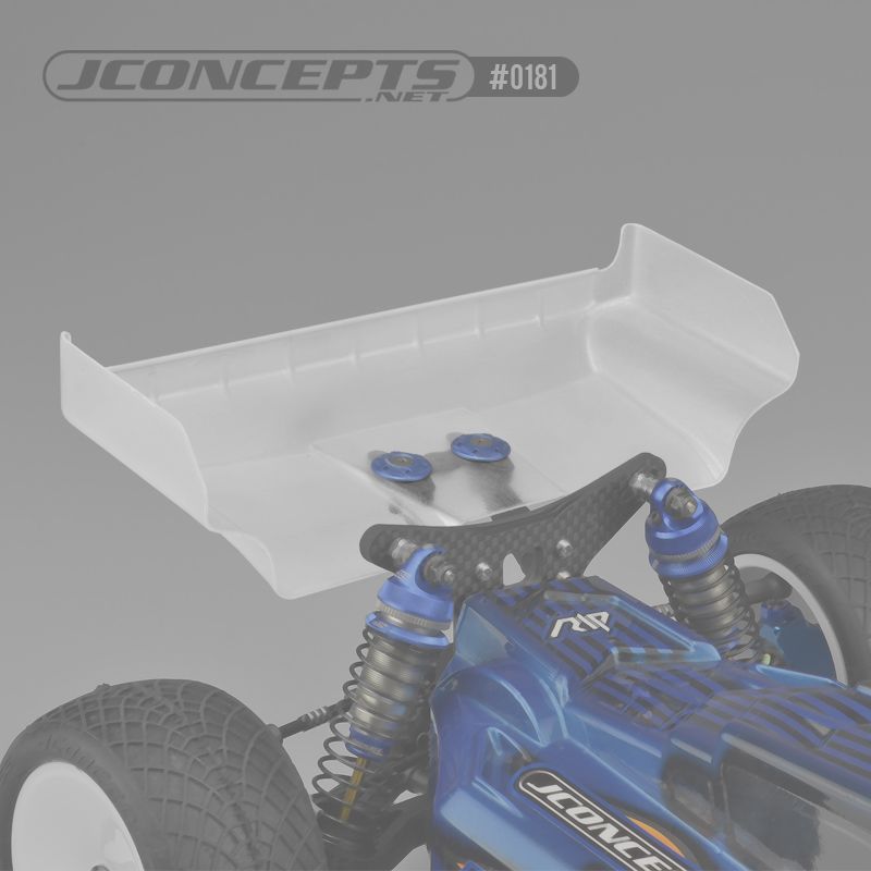 JConcepts Aero S-Type 7\" rear wing, 2pc.