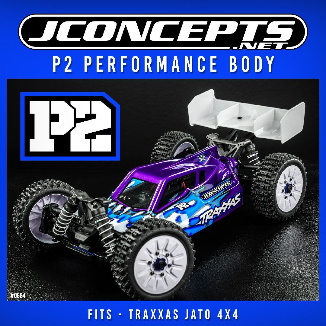 Concepts P2 performance body (Fits - Traxxas Jato buggy)