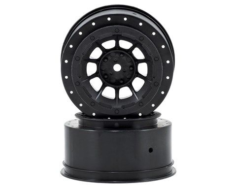 JConcepts Hazard - Slash rear, Slash 4x4 F&R wheel - (Black) - 2