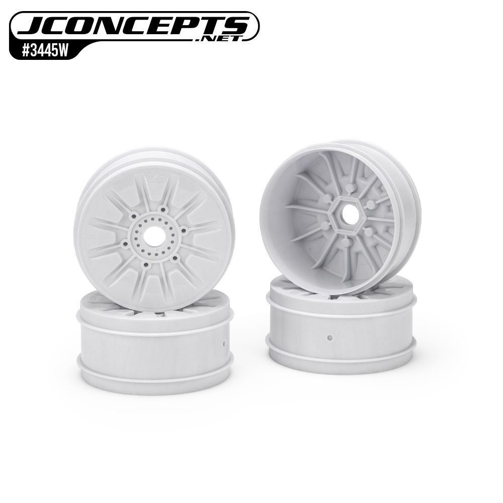 Concepts Pioneer 1/8th buggy wheel, 83mm - white, 4pc