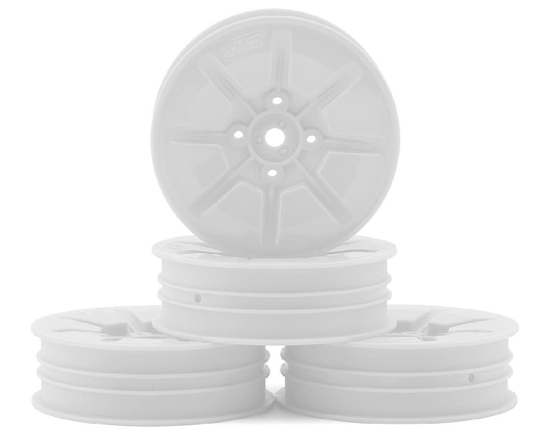 JConcepts Pioneer 2.2 \"Slim\" Front Wheels (White) (4) (B7/B6/R
