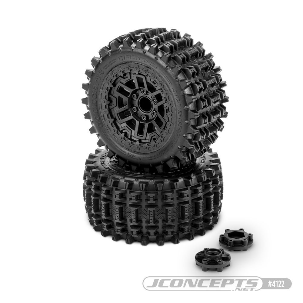 JConcepts Magma - platinum compound, pre-mounted on #3456 wheel