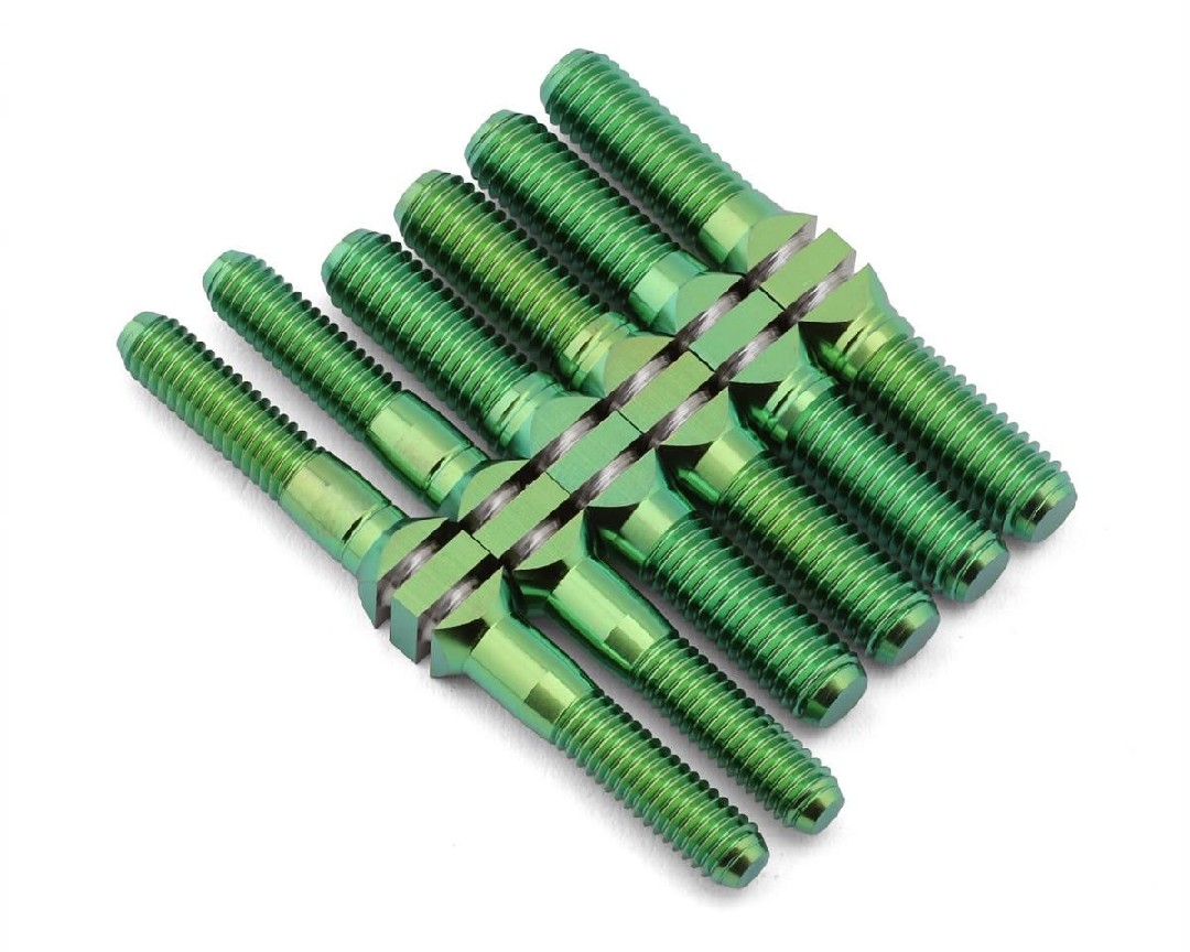 4mm/5mm Titanium Turnbuckle Kit for Kyosho Inferno MP11 Green