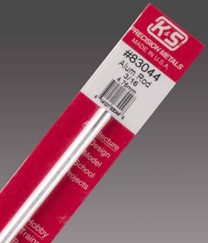 3/16\" ALUMINUM ROD (1/PK)