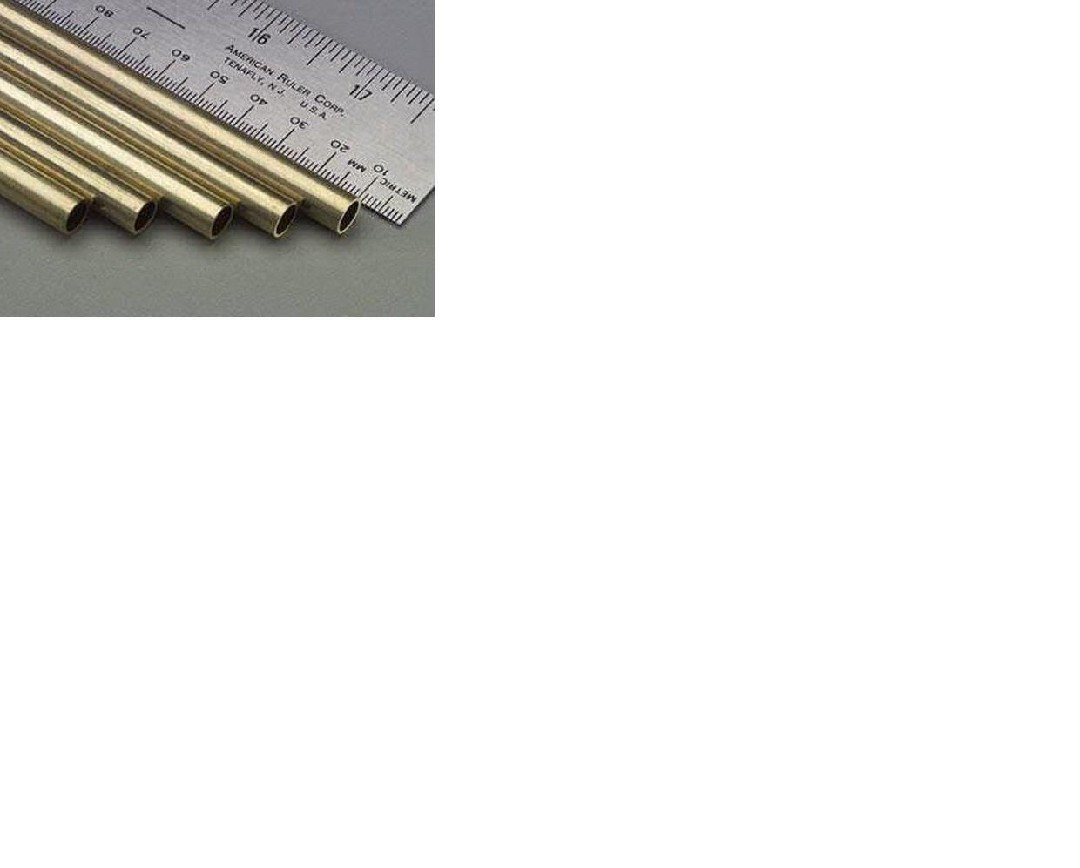 11/16 x 36 x.029 Wall ROUND Brass TUBE (1/Pc)