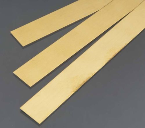 .016x1/4x36\" BRASS STRIPS