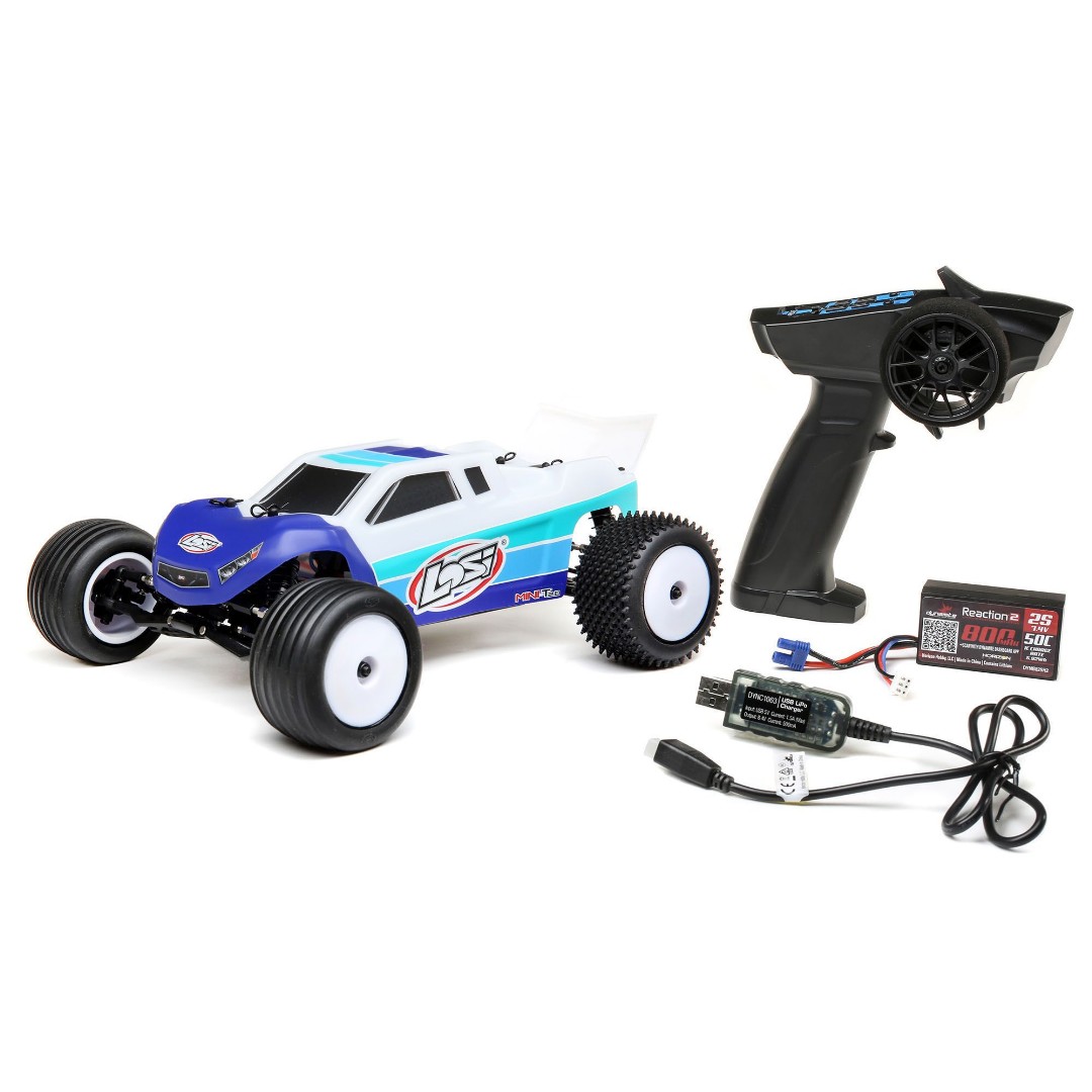 1/18 Mini-T 2.0 2WD Stadium Truck Brushless RTR Blue