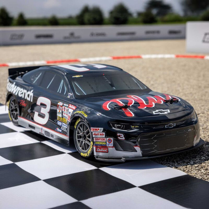 Losi 1/12 NASCAR RCR No. 3 GM Goodwrench ZL1 - Black
