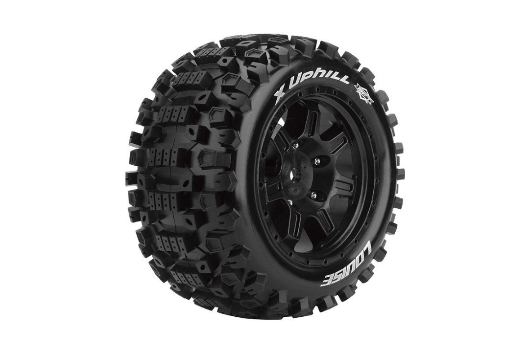 MFT X-Uphill Sport Monster Truck Tires, 24mm Hex, Mounted