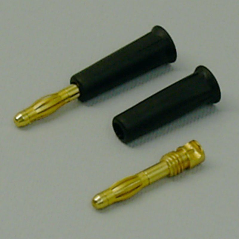 4mm Gold Banana plug set Red/Black one of each