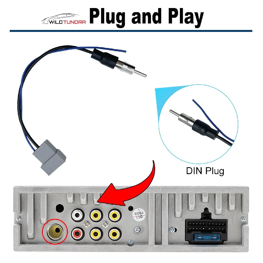 Radio Antenna Adapter Compatible with Nissan Infiniti