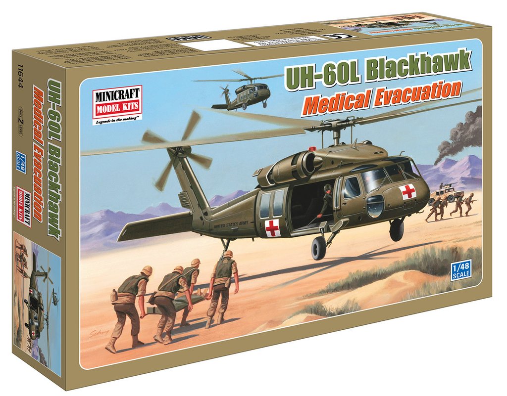 UH-60L Blackhawk Medical Evac 1/48 scale model kit