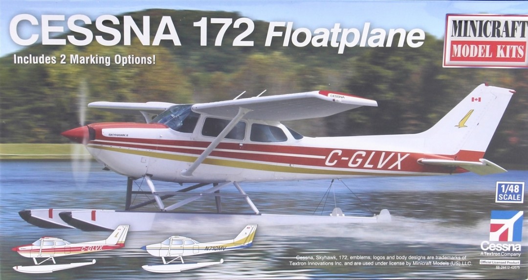 Minicraft Models O 11685 Cessna 172 Floatplane Plastic Model Kit